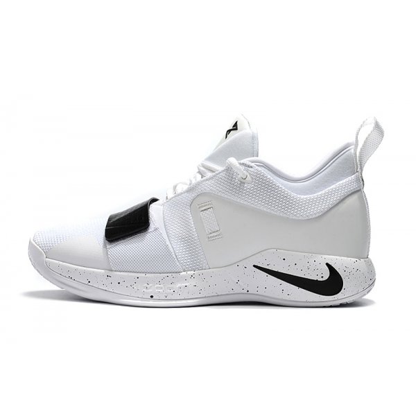 Nike Erkek Pg 2.5 Beyaz / Siyah Basketbol Ayakkabısı Türkiye - VP576QLB